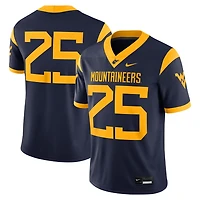 Nike 25 West Virginia Mountaineers Limited Home Game Jersey