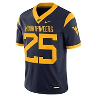 Nike 25 West Virginia Mountaineers Limited Home Game Jersey
