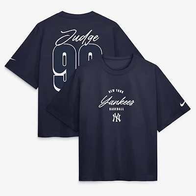 Nike Aaron Judge New York Yankees Premium Essentials Boxy Name Number T-Shirt