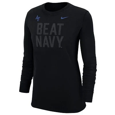 Nike Air Force Falcons APLS Fighting Falcon Collection Rivalry Long Sleeve T-Shirt