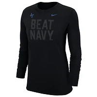 Nike Air Force Falcons APLS Fighting Falcon Collection Rivalry Long Sleeve T-Shirt