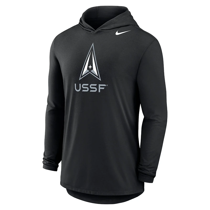 Nike Air Force Falcons Space Rivalry Long Sleeve Hoodie T-Shirt