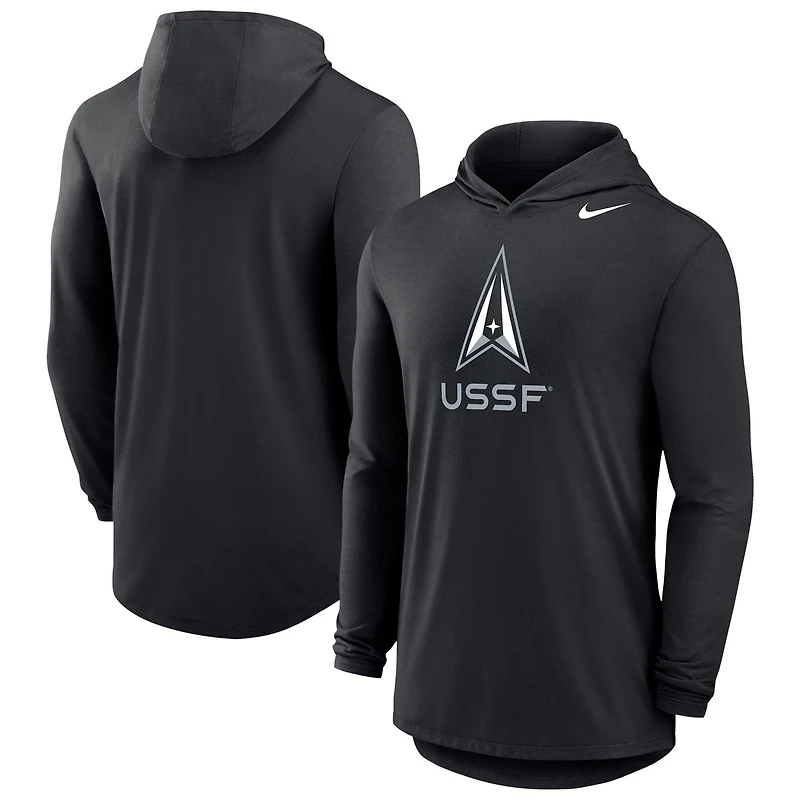 Nike Air Force Falcons Space Rivalry Long Sleeve Hoodie T-Shirt