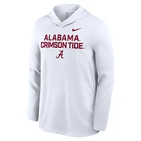 Nike Alabama Crimson Tide 2025 Sideline Dri-FIT Long Sleeve Hoodie T-Shirt