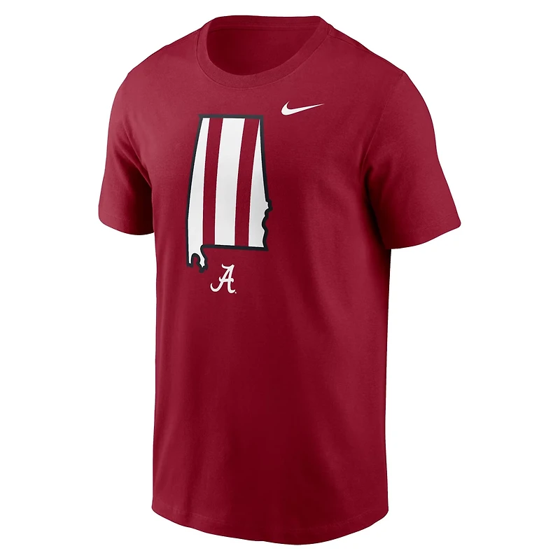 Nike Alabama Tide Campus State Shape T-Shirt