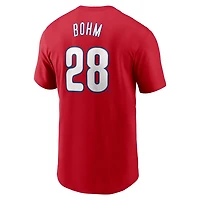 Nike Alec Bohm Philadelphia Phillies Fuse Name  Number T-Shirt