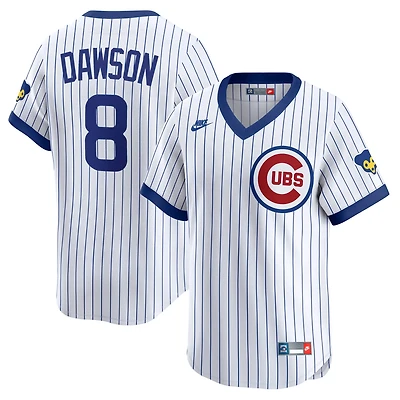 Nike Andre Dawson Chicago Cubs Throwback Cooperstown Collection Limited Jersey