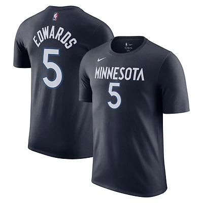 Nike Anthony Edwards Minnesota Timberwolves Icon 2022/23 Name  Number T-Shirt