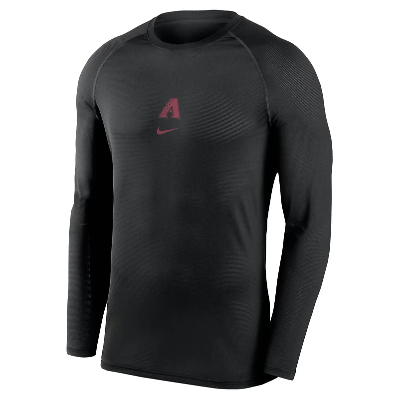 Nike Arizona Diamondbacks Authentic Collection Raglan Long Sleeve T-Shirt