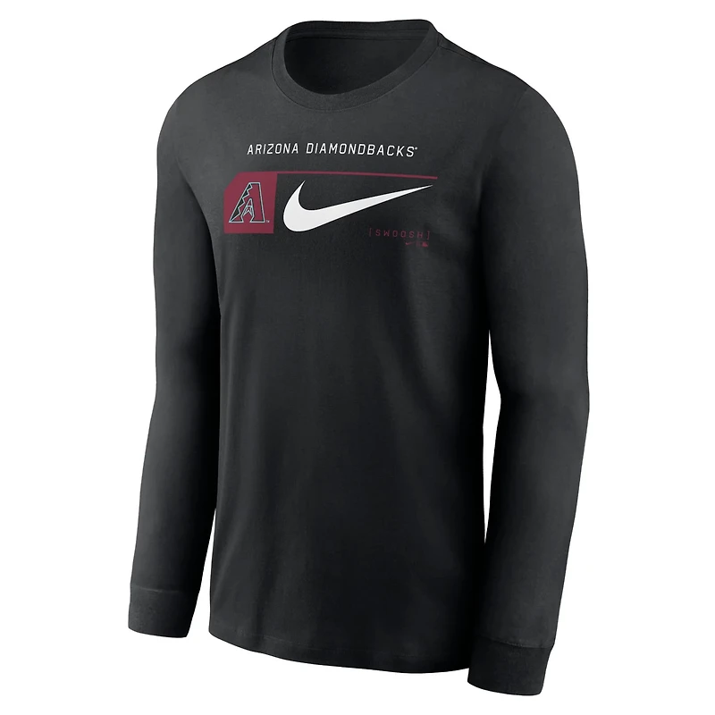 Nike Arizona Diamondbacks Local Logo Swoosh Lockup Long Sleeve T-Shirt