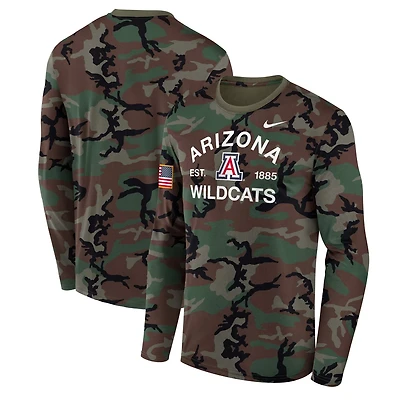 Nike Arizona Wildcats 2025 Military Appreciation Legend Dri-FIT Long Sleeve T-Shirt