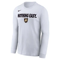 Nike Army Black Knights 2025 On-Court Bench Long Sleeve T-Shirt