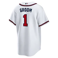 Nike Atlanta Braves 1 Groom Home Replica Jersey