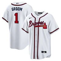 Nike Atlanta Braves 1 Groom Home Replica Jersey