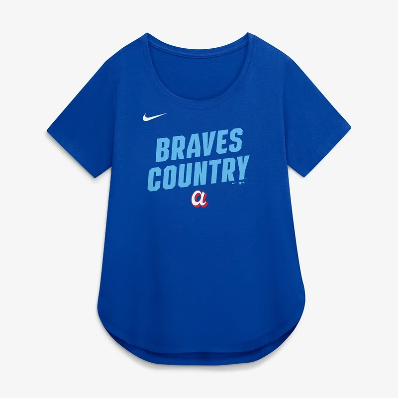 Nike Atlanta Braves 2026 City Connect Team Phrase Lockup Tri-Blend T-Shirt