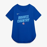 Nike Atlanta Braves 2026 City Connect Team Phrase Lockup Tri-Blend T-Shirt