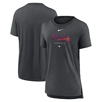 Nike Atlanta Braves Authentic Collection Early Work Tri-Blend T-Shirt
