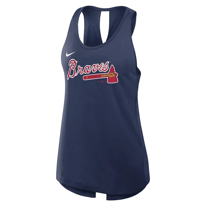 Nike Atlanta Braves Crisscross Performance Tank Top