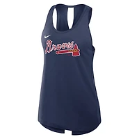 Nike Atlanta Braves Crisscross Performance Tank Top