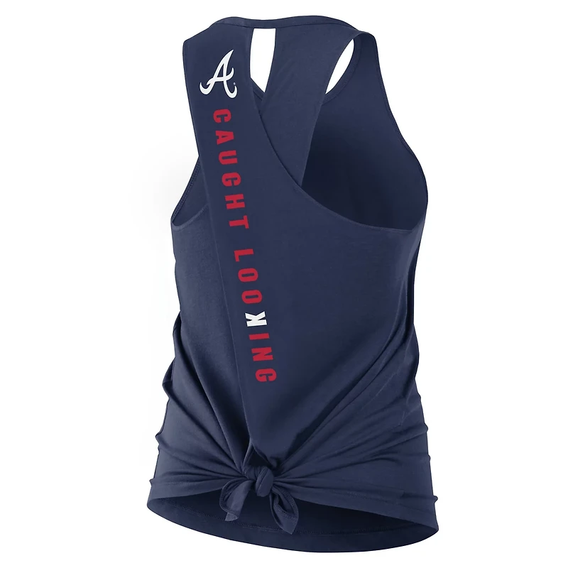 Nike Atlanta Braves Crisscross Performance Tank Top