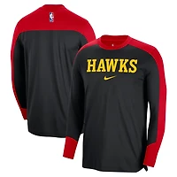 Nike Atlanta Hawks 2024 25 Authentic Pre-Game Legend Long Sleeve Shooting Shirt