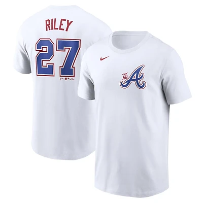 Nike Austin Riley Atlanta Braves City Connect Fuse Name  Number T-Shirt