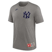 Nike Babe Ruth New York Yankees Cooperstown Collection Tri-Blend Name  Number T-Shirt