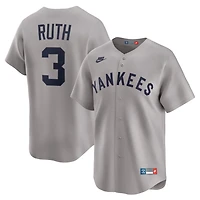 Nike Babe Ruth New York Yankees Throwback Cooperstown Collection Limited Jersey