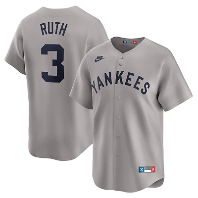 Nike Babe Ruth New York Yankees Throwback Cooperstown Collection Limited Jersey