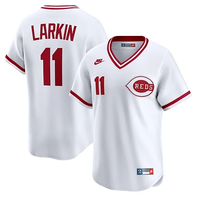 Nike Barry Larkin Cincinnati Reds Throwback Cooperstown Collection Limited Jersey