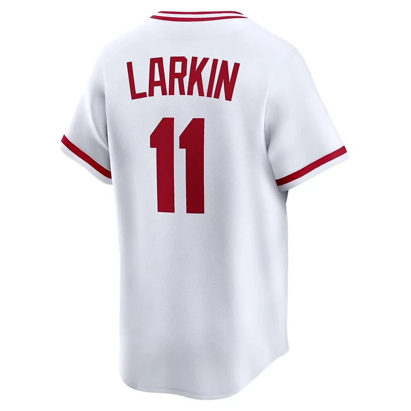 Nike Barry Larkin Cincinnati Reds Throwback Cooperstown Collection Limited Jersey