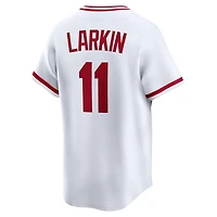 Nike Barry Larkin Cincinnati Reds Throwback Cooperstown Collection Limited Jersey