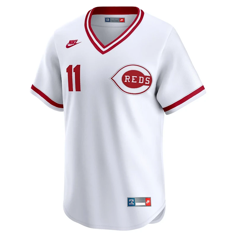 Nike Barry Larkin Cincinnati Reds Throwback Cooperstown Collection Limited Jersey