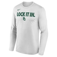 Nike Baylor Bears 2026 On-Court Bench Long Sleeve T-Shirt