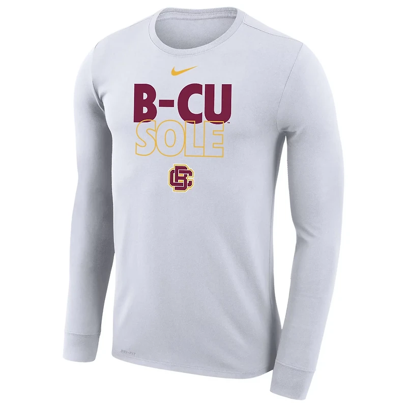 Nike Bethune-Cookman Wildcats 2023 On Court Bench Long Sleeve T-Shirt