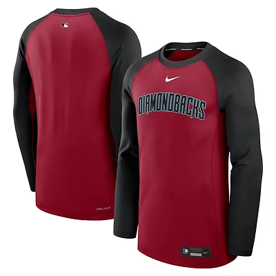 Nike Black Arizona Diamondbacks Authentic Collection Game Time Raglan Performance Long Sleeve T-Shirt