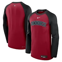 Nike Black Arizona Diamondbacks Authentic Collection Game Time Raglan Performance Long Sleeve T-Shirt