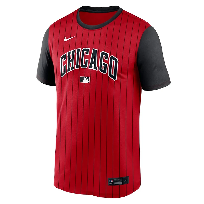 Nike Black Chicago White Sox 2025 City Connect Authentic Collection Velocity Performance T-Shirt