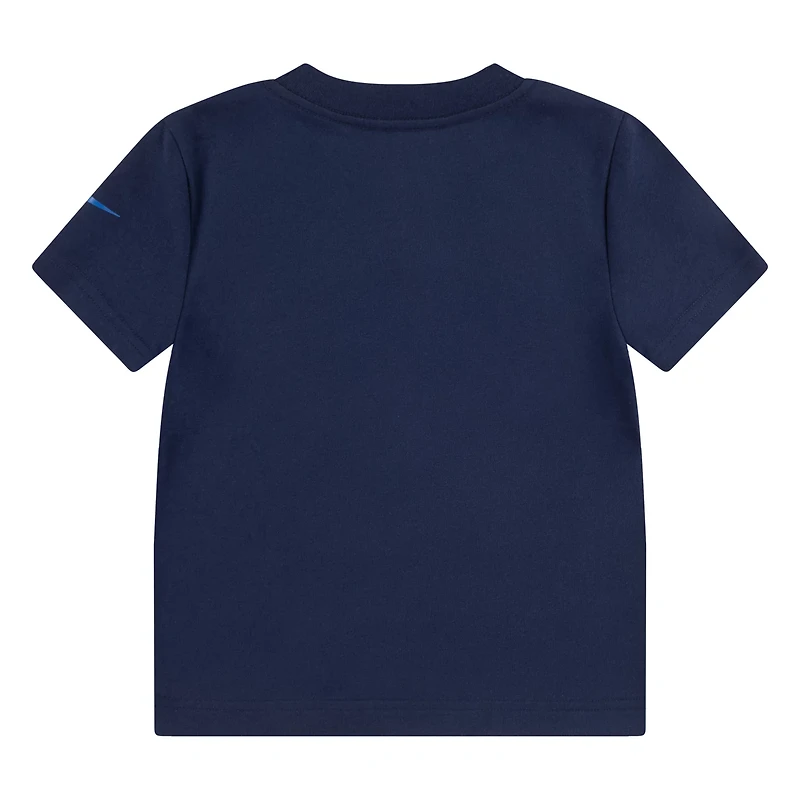 Nike Boys' 4-7  Metallic Block T-shirt