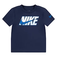 Nike Boys' 4-7  Metallic Block T-shirt