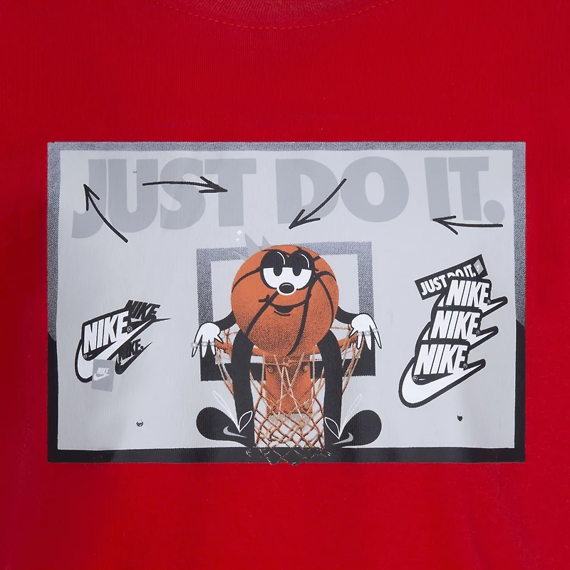 Nike Boys' 4-7 Basketball Just Do It Short Sleeve T-shirt