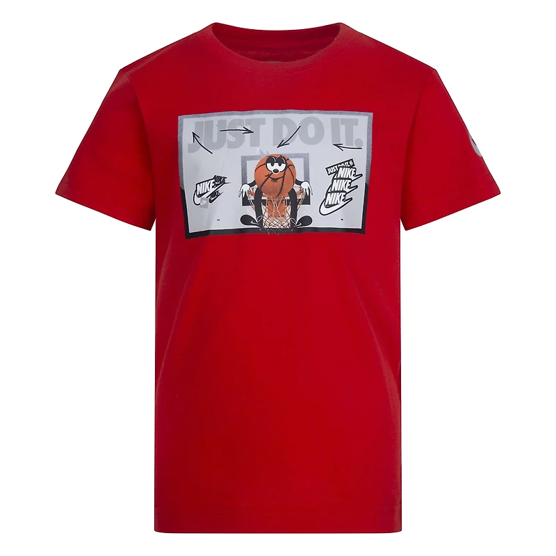 Nike Boys' 4-7 Basketball Just Do It Short Sleeve T-shirt