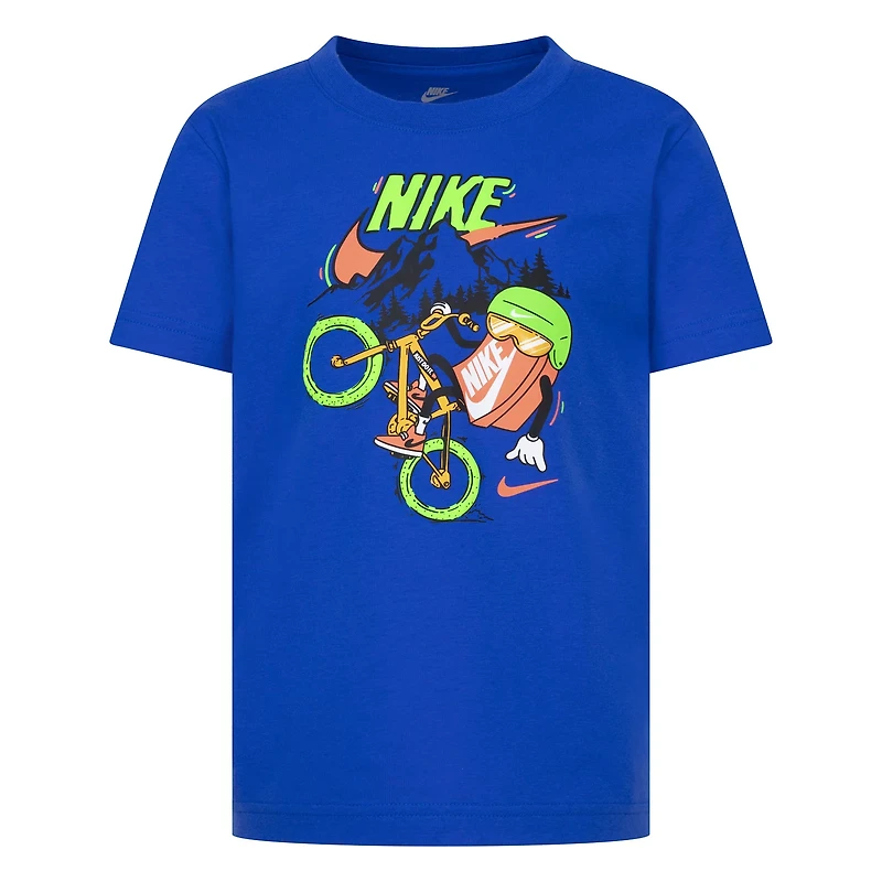 Nike Boys' 4-7 Boxy Biking Graphic T-shirt