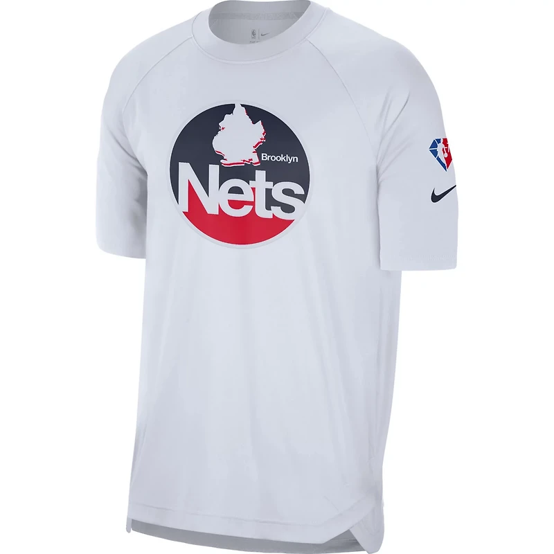 Nike Brooklyn Nets 2021/22 City Edition Pregame Warmup Shooting T-Shirt