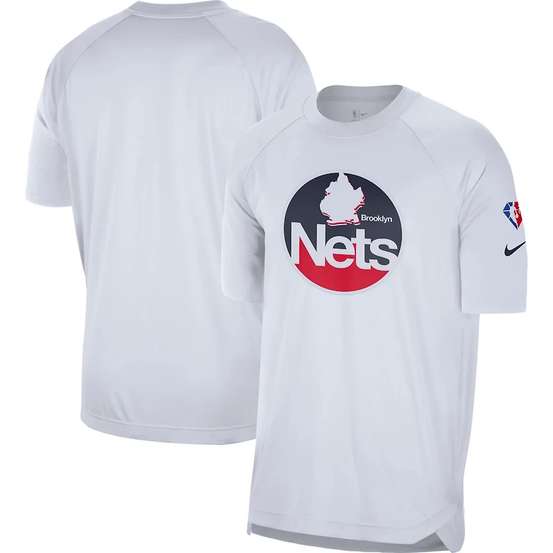 Nike Brooklyn Nets 2021/22 City Edition Pregame Warmup Shooting T-Shirt