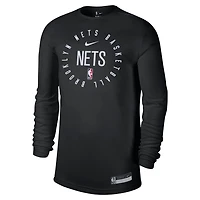 Nike Brooklyn Nets 2024 25 Legend On-Court Practice Long Sleeve T-Shirt