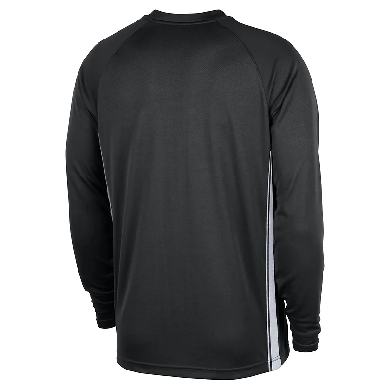 Nike Brooklyn Nets 2025 26 Authentic Pre-Game Legend Dri-FIT Long Sleeve Shooting Shirt