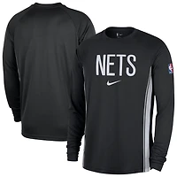 Nike Brooklyn Nets 2025 26 Authentic Pre-Game Legend Dri-FIT Long Sleeve Shooting Shirt