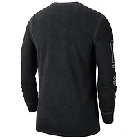 Nike Brooklyn Nets Courtside Retro Elevated Long Sleeve T-Shirt
