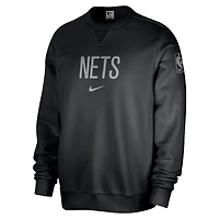 Nike Brooklyn Nets Courtside Standard Issue Performance Pullover Sweatshirt